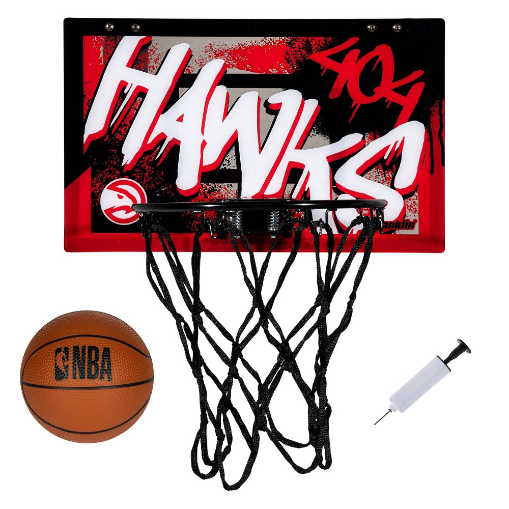 NBA Atlanta Hawks Over The Door Mini Basketball Hoop