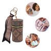 Unique Bargains Retro Lipstick Bag Handbag Charm Brown 1 Pc - 3 of 4