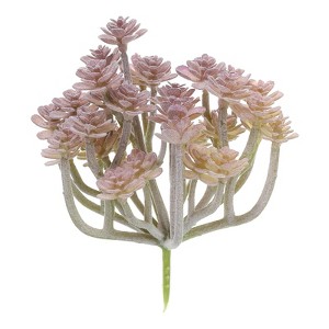 Unique Bargains Mini Unpotted Realistic Textured Garden Fake Succulent Plants - 1 of 4