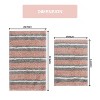 Home Weavers Glamour Collection 100% Polyester Microfiber Bathroom Rug, Non Slip Bath Mat Water Absorbent Soft Microfiber Shaggy Mat Machine Washable - 3 of 4