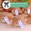 Unique Bargains Burlap Wired Edge Durable Thick Fabric Ribbons for DIY Crafts 1 Pc - 4 of 4