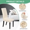 Unique Bargains Waterproof Jacquard Elastic Band Durable Dining Chair Slipcovers - 2 of 4