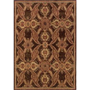 Oriental Weavers Langley Handspun Wool Rug, Cinnamon, 7' 6 x 9' 6""
