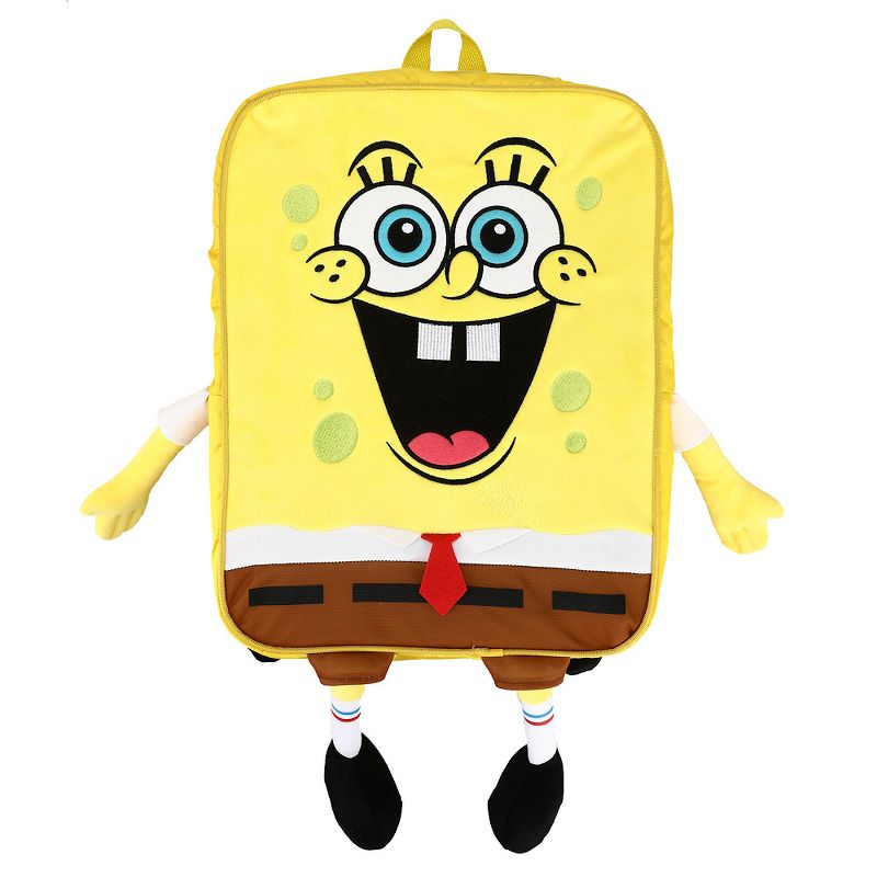 Spongebob Squarepants Spongebob Youth Plush Character Backpack, 1 of 6