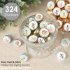 Big Dot of Happiness Let's Be Fairies - Fairy Garden Birthday Party Small Round Candy Stickers - Party Favor Labels - 324 Count - 2 of 4