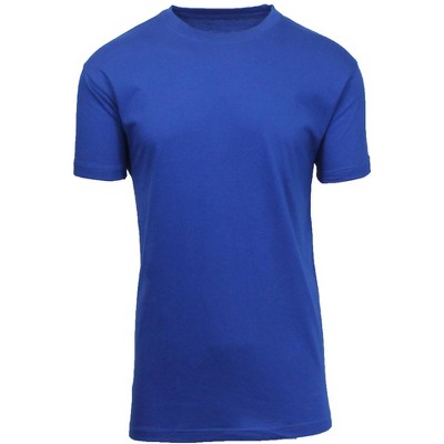 Blue Ice Men's Short Sleeve Crew Neck Modern Fit Cotton Blend Classic Tee