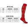 Copper Zone Christmas Fun Knee High Compression Socks Great Stocking Stuffer - 3 Pair Pack - 2 of 4