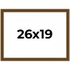 PosterPalooza | Flat Gold Picture Frame - UV Acrylic, Backing Board, Hanging Hardware Included - 2 of 4