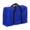 Unique Bargains Foldable Storage Totes with Zipper for Bedding Clothes 1 Pcs Blue - 3 of 4