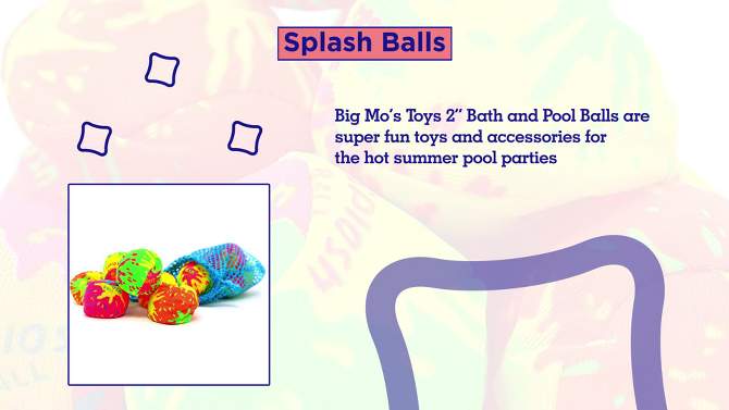 Big Mo's Toys Neon Splash Balls - Pack of 12, 2 of 7, play video