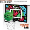 AND1 Over the Door Mini Basketball Hoop: 18x12 Shatterproof Backboard, 1 Mini Basketball - Ultimate Indoor Accessory - 2 of 4