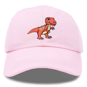 Dalix T-Rex Embroidered Cotton Dad Hat Adjustable Baseball Cap Mens - 1 of 4