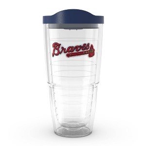 MLB Atlanta Braves 24oz Primary Logo Classic Tumbler - 1 of 4