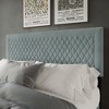 ChaletPosh Velvet Upholstered Headboard - 2 of 4