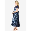 Woman Within Plus Size Petite Mixed Print Maxi Dress - 4 of 4
