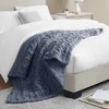50"x60" Ruched Faux Fur Throw Blanket - Madison Park - 2 of 4