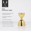 Viski Canterbury Double Measure for Cocktails - Bar Tools and Accessories, Stainless Steel Bartender Tool, Measuring Shot - Gold, Set of 1 - 2 of 4