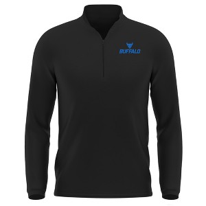 Men's University of Buffalo Adult Active Sport 1/4 Zip Pullover Left Chest Logo - 1 of 4