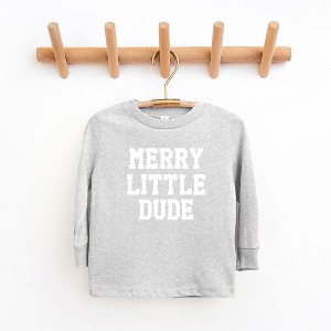 The Juniper Shop Merry Little Dude Toddler Long Sleeve Tee - 1 of 3