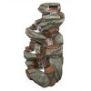 Alpine Corporation 53" Cascading Stone Water Fountain: Polyresin, 4 Basins, Electric, Outdoor Use - 3 of 4