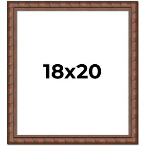 PosterPalooza | 18x20 Modern Bamboo Picture Frame, UV Acrylic, 5 Finishes - 1 of 4