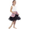 Malco Modes | Vintage Kids' Organza Crinoline Petticoat Classic Two-Layer for Dance and Play | 178 (Black,Medium) - 4 of 4