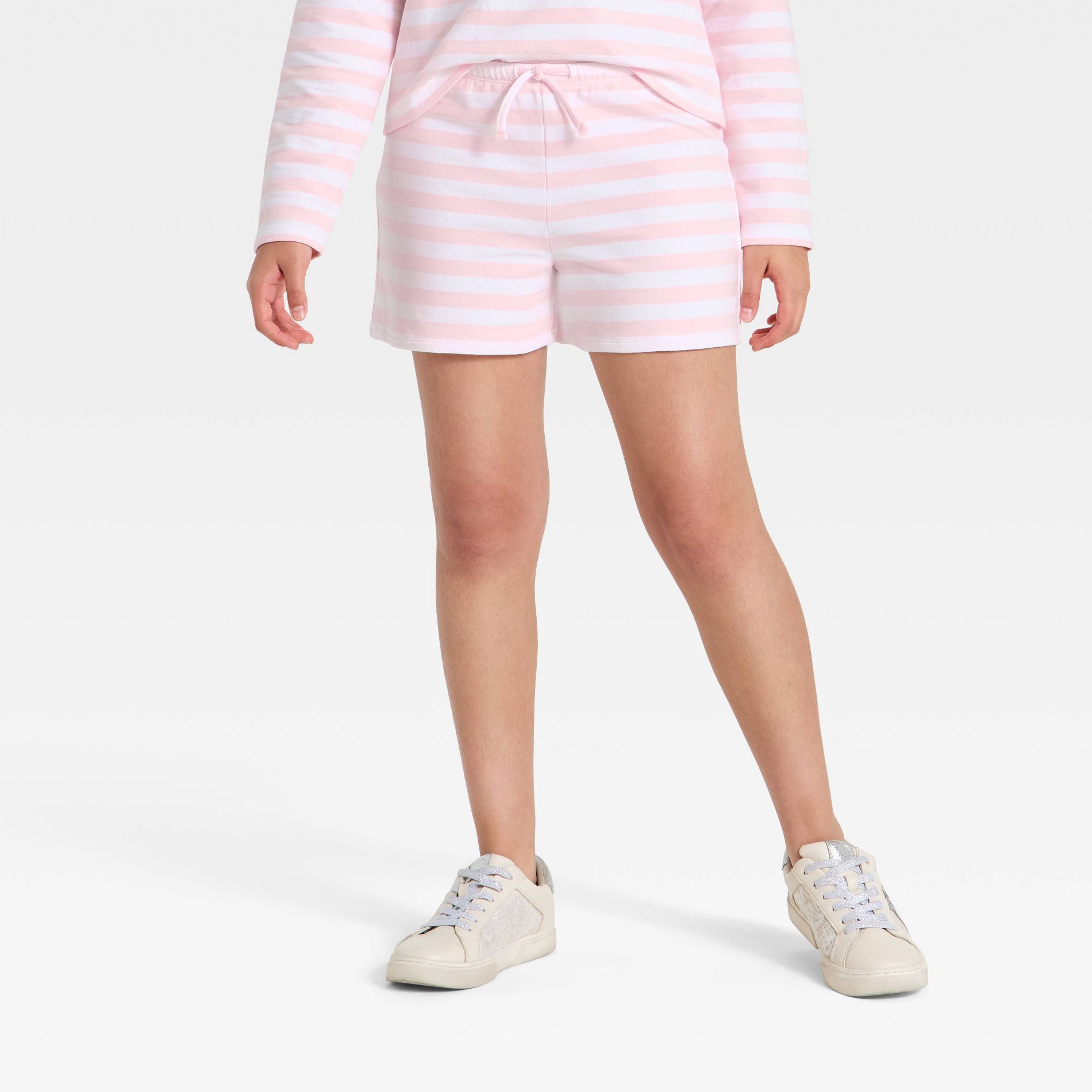 Girls' Striped Knit Short - art class™