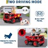 12V Kids Ride On Dump Truck with Remote Control,4 Wheeler Construction Vehicles with Electric Dump Bed - 4 of 4