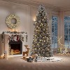 Artificial Halloween Christmas Tree with Sturdy Metal Stand & Realistic Branch Tips, Slim Skinny Xmas Holiday Decoration - 4 of 4