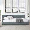 Eucalyptus Wood Sofa With Backrest And Armrests,Velvet Upholstered Tufted Sofa Bed,Sofa Sleeper Couch,Indoor Furniture -Maison Boucle - 2 of 4