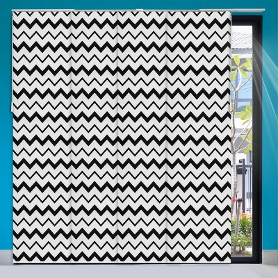 86"x96" Chicology Light Filtering Panel Track Wave Blind White