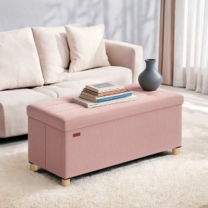 Storage Ottoman Bench, Storage Chest with Lid, 15 x 30 x 15.2 Inches, Foot Rest Stool, 20 Gal. (77 L), for Bedroom, Living Room - 1 of 4