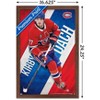 Trends International NHL Montreal Canadiens - Kirby Dach 23 Framed Wall Poster Prints - 3 of 4