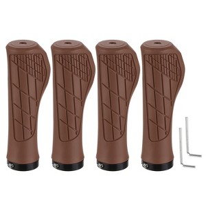 Unique Bargains Non-Slip Fit 7/8" Mountain Road MTB Scooter Bike Handlebar Grips 2 Pairs 5.31" - 1 of 4