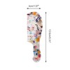Unique Bargains Durable Marble Texture Large Tooth Comb 1 Pc - 2 of 4