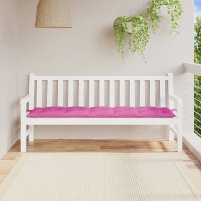 vidaXL Garden Bench Cushion Pink 70.9 in.x19.7 in.x2.8 in. Oxford Fabric