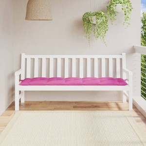 vidaXL Garden Bench Cushion Pink 70.9 in.x19.7 in.x2.8 in. Oxford Fabric - 1 of 4