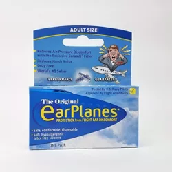 Earplanes AEP Earplugs - 1 pair