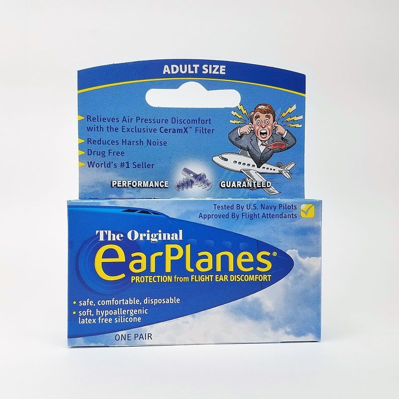 Earplanes AEP Earplugs - 1 pair, 1 of 6