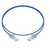 Monoprice SlimRun Cat6A Ethernet Patch Cable - Network Internet Cord - RJ45, Stranded, UTP, Pure Bare Copper Wire, 30AWG, 3ft, 10-Color, 10-Pack - 4 of 4