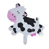 Unique Bargains Foil Wedding Celebration Decor Cow Shape Inflation Helium Balloon White 18 Inch - 2 of 4