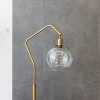 Marilee Metal Floor Lamp Antique Brass: Glass Shade, On/Off Switch - Signature Design by Ashley - 4 of 4