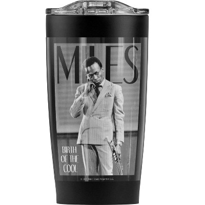 Miles Davis Simply Cool Steel Tumbler 20oz Coffee Travel Mug