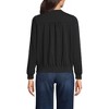 Lands' End Women's Long Sleeve Lightweight Jersey Surplice Blouse - 2 of 3