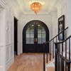 CityFurn 4-Light Modern Tiered Glass Chandelier Flush Mount Ceiling Light - 3 of 4