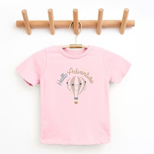 The Juniper Shop Hello Adventure Balloons Toddler Short Sleeve Tee - 1 of 2