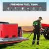 128 Gallon Portable Fuel Tank with 12V Self-Priming Pump,10GPM High Flow Rate, 13.1ft Hose & Auto Shut-Off Nozzle – Heavy Duty Gasoline Transfer Tank - 2 of 4