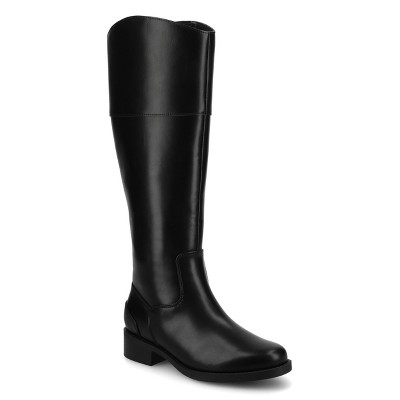Journee Women's Dressage Knee High Wide-Calf Riding Boots