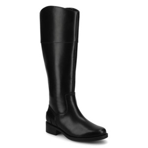 Journee Women's Dressage Knee High Riding Boots - 1 of 4
