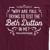 Men's - Yellowstone - Trying To Test The Beth Dutton Short Sleeve Graphic T-Shirt - 2 of 4